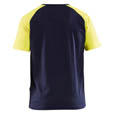 Blaklader T-Shirt Marineblau/Gelb 4XL