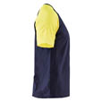 Blaklader T-Shirt Marineblau/Gelb 4XL