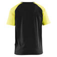 Blaklader T-Shirt Schwarz/Gelb 4XL