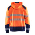 Blaklader High Vis Kapuzensweater High Vis Orange/Marineblau