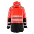 Blaklader High Vis Parka High Vis Rot/Schwarz 4XL