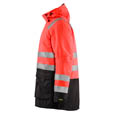 Blaklader High Vis Parka High Vis Rot/Schwarz 4XL