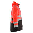 Blaklader High Vis Parka High Vis Rot/Schwarz 4XL