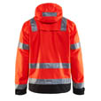 Blaklader High Vis Funktionsjacke High Vis Rot/Schwarz 4XL