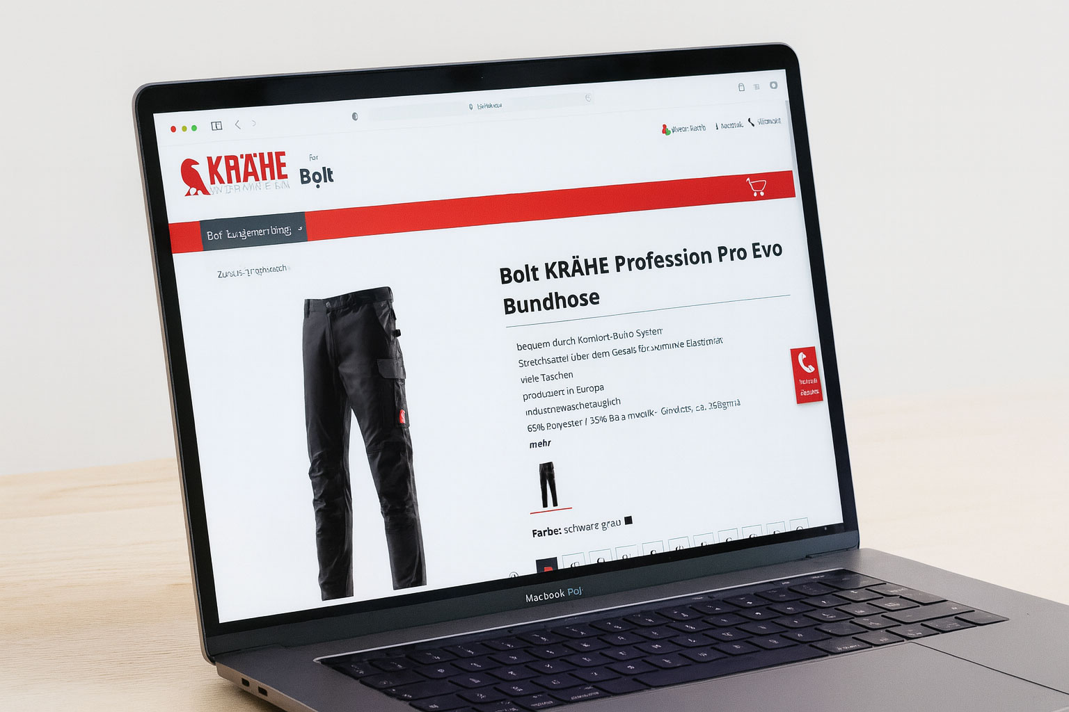 Krähe Mitarbeitershop